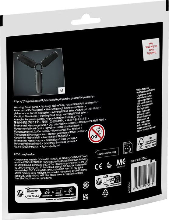 LEGO Technic Weisses Wasserflugzeug 30736