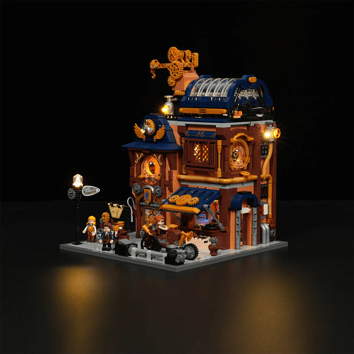 Lumibricks 11015 - Mechanical Workshop - Steampunk-Mechanikwerkstatt