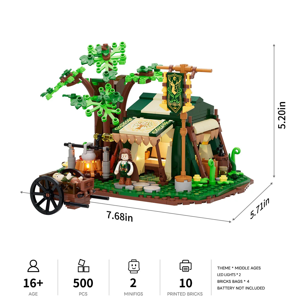 Lumibricks 12014 - Ranger Camp - Ranger-Camp