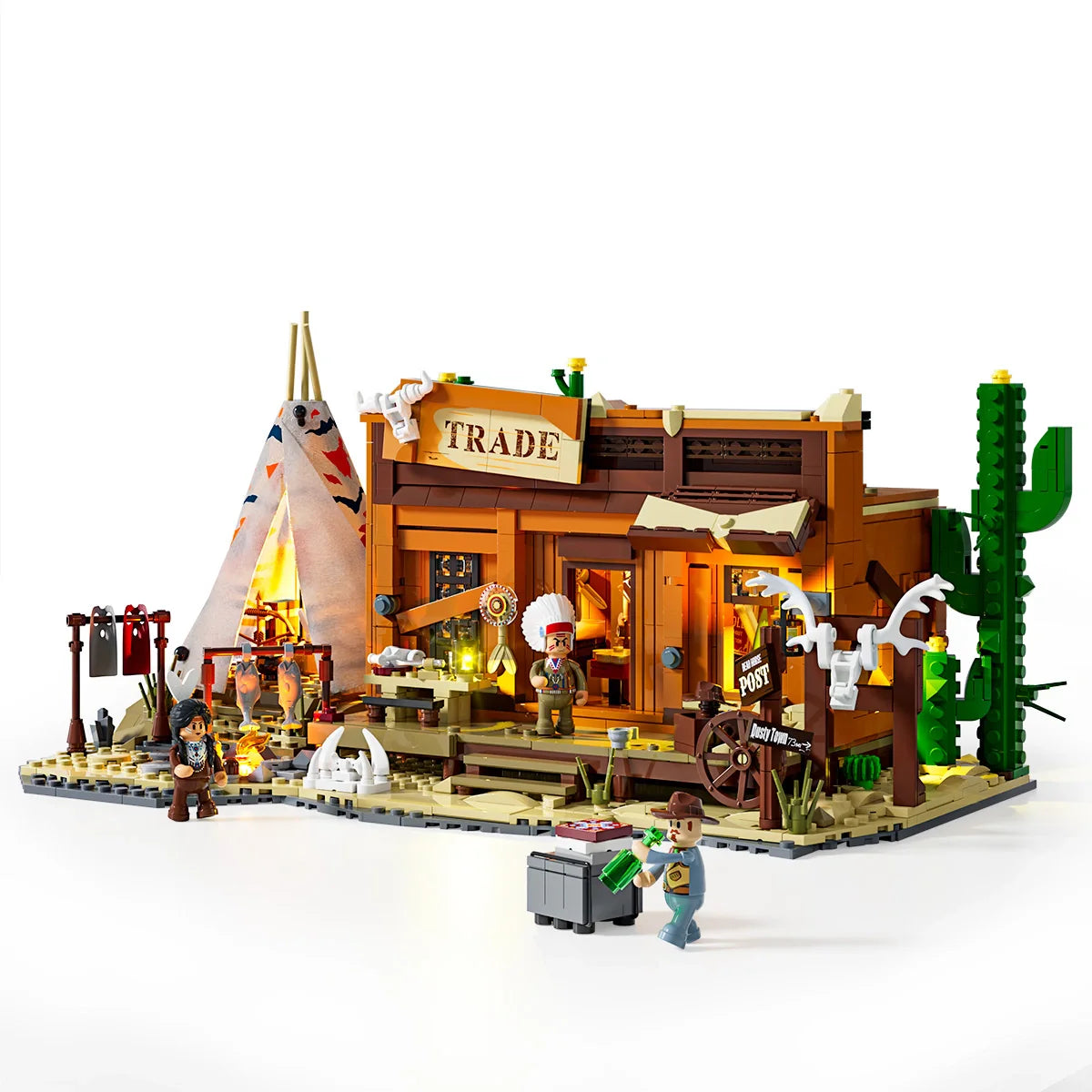 Lumibricks 14018 - Western Fur Trading Post