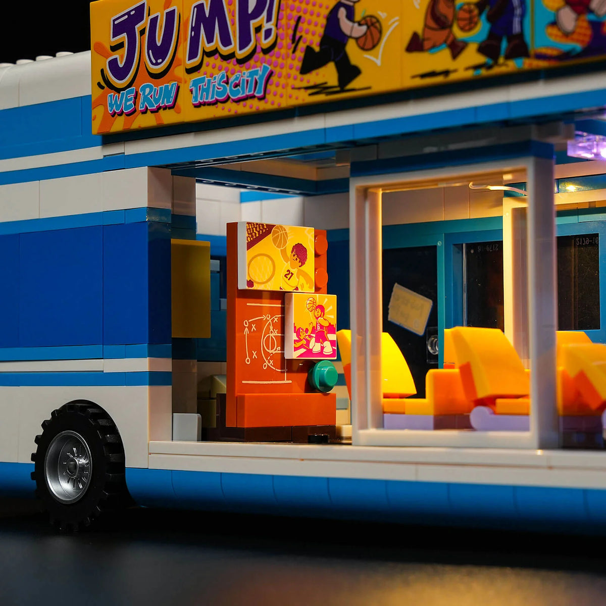 Lumibricks 19010 - Streetball Tour Bus - Streetball-Tourbus