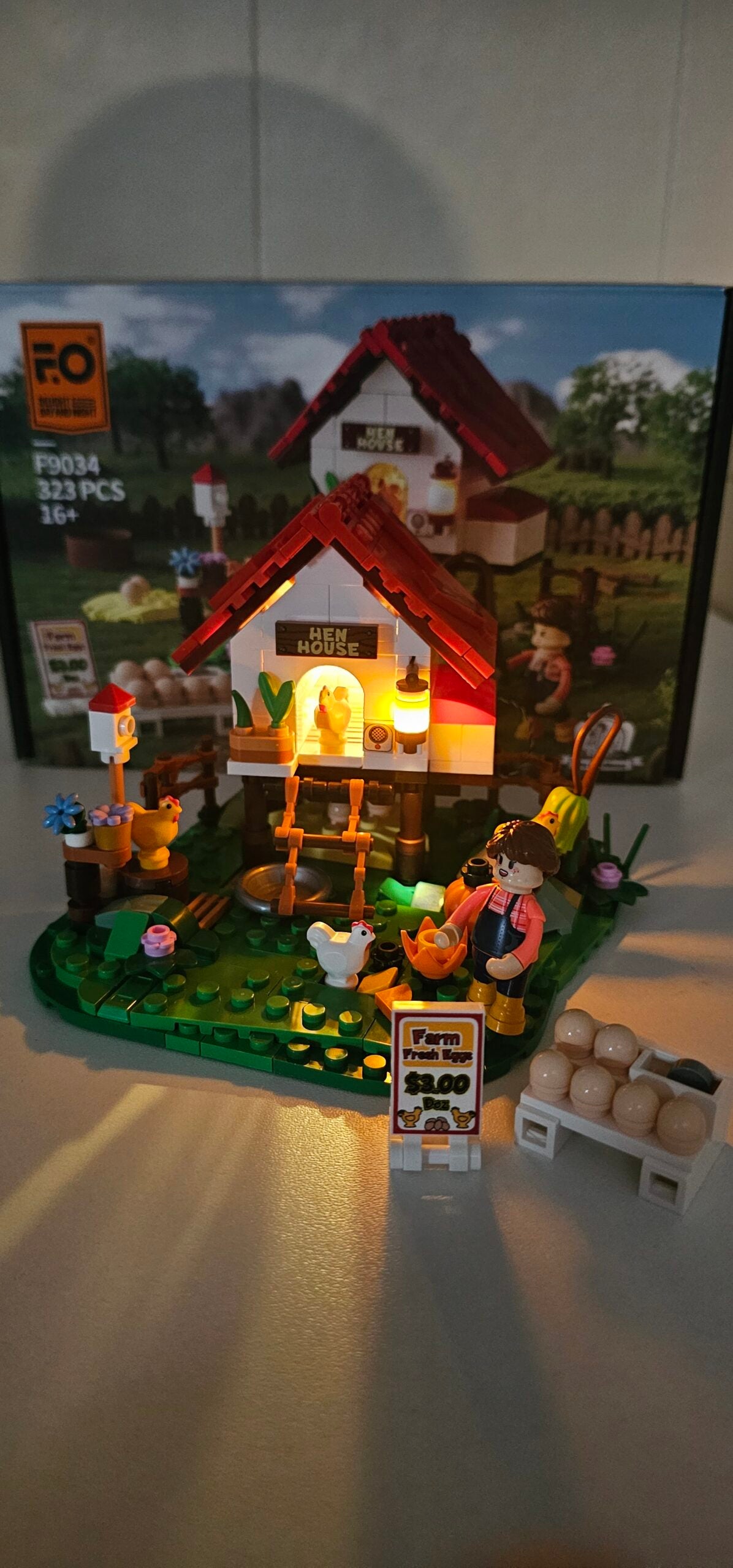 Lumibricks F9034 - The Hen House - Das Hühnerhaus -USED-
