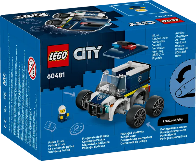 LEGO City Coole Flitzer – Polizei-Truck 60481