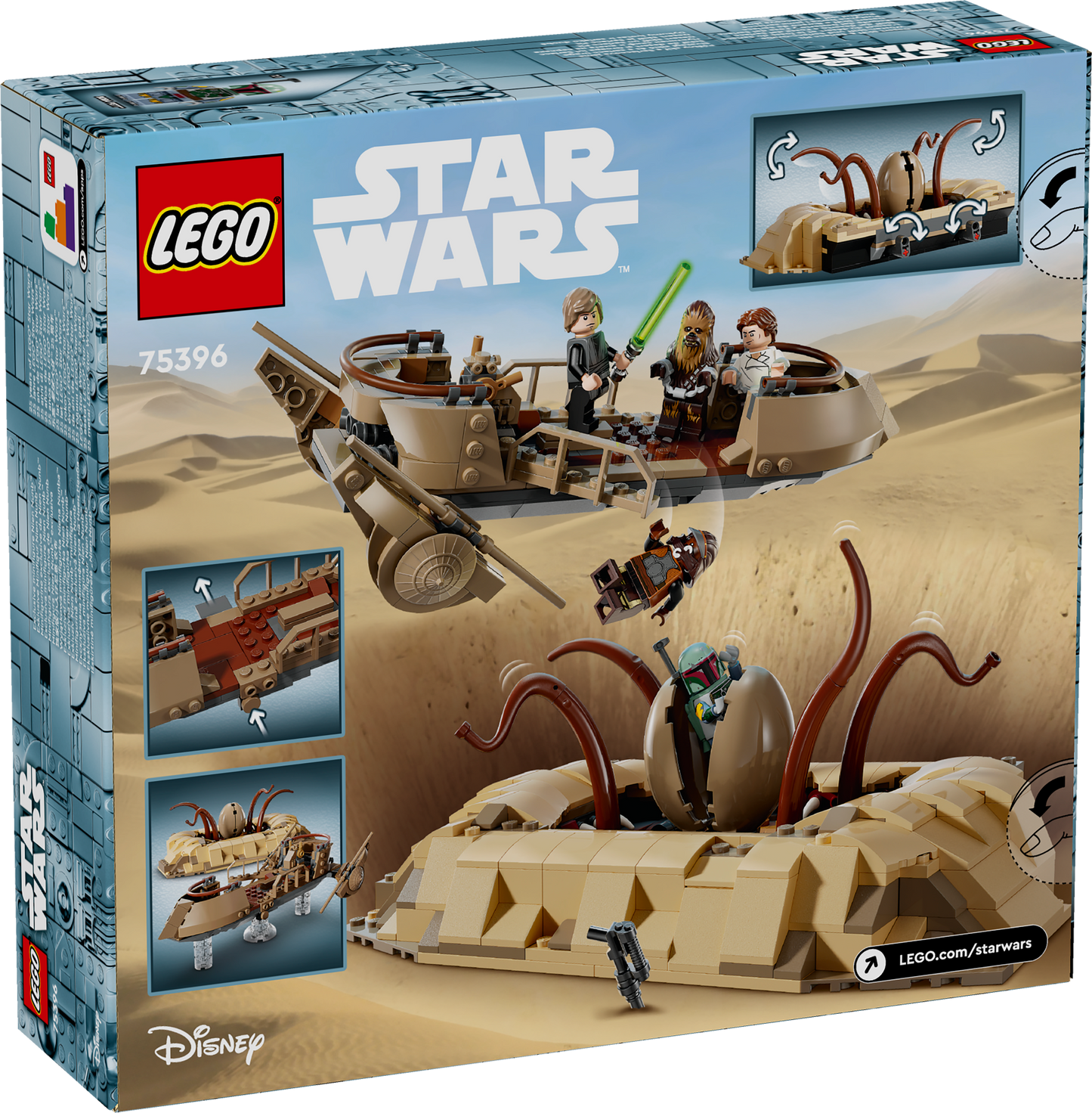 LEGO Star Wars - Wüsten-Skiff und Sarlacc-Grube - 75396