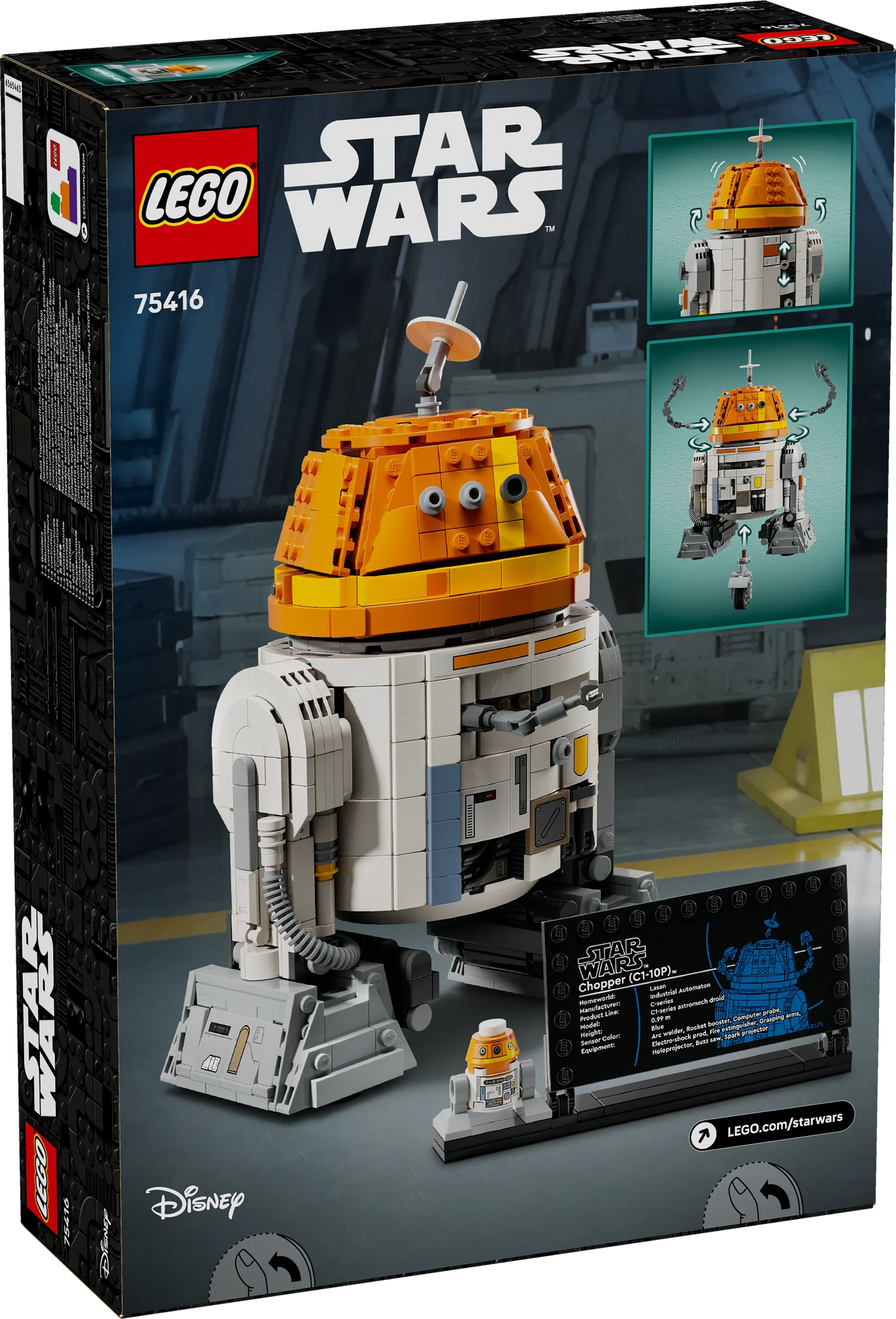 Astromech Droide Chopper (C1-10P) - 75416