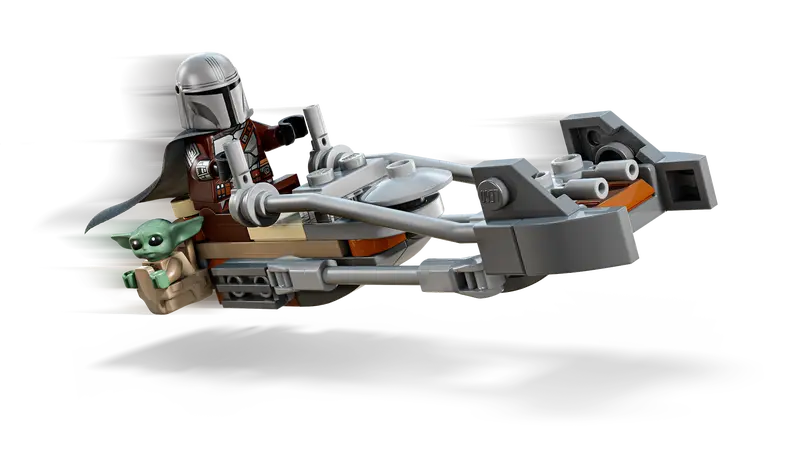 LEGO Star Wars TM Der Mandalorianer und Grogu auf ihrem Speeder Bike™ 75436