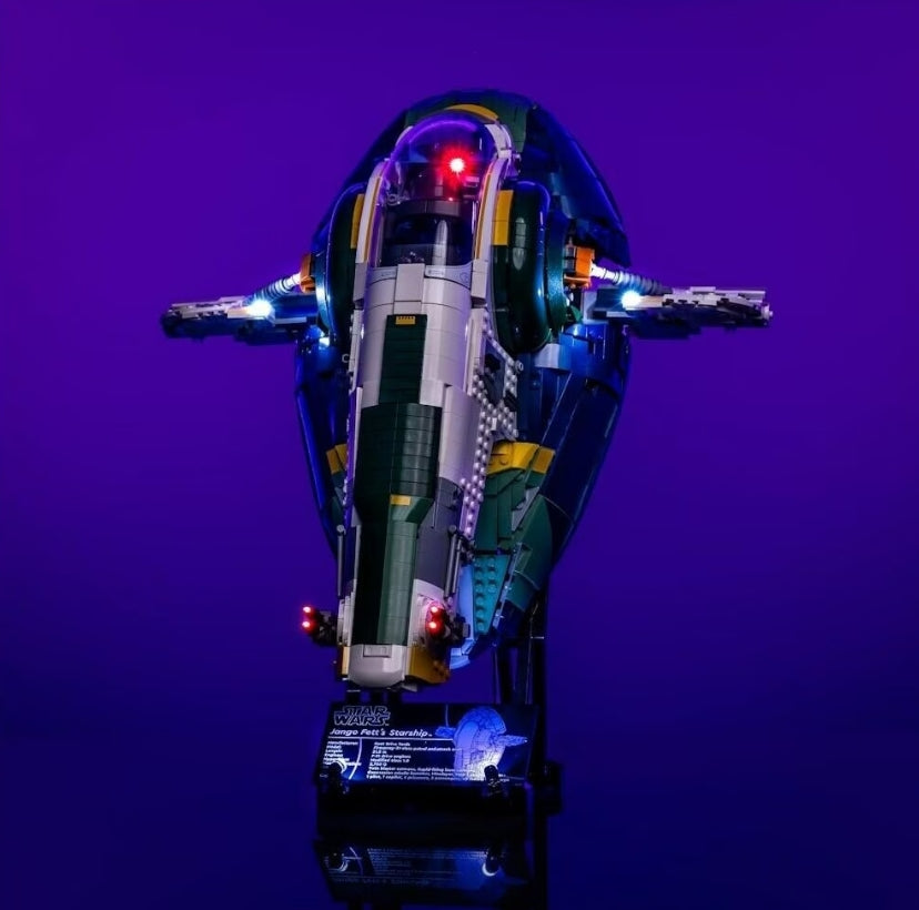 BrickBling LED Licht Set für LEGO® 75409 Star Wars - Jango Fetts Sternenschiff der Firespray-Klasse