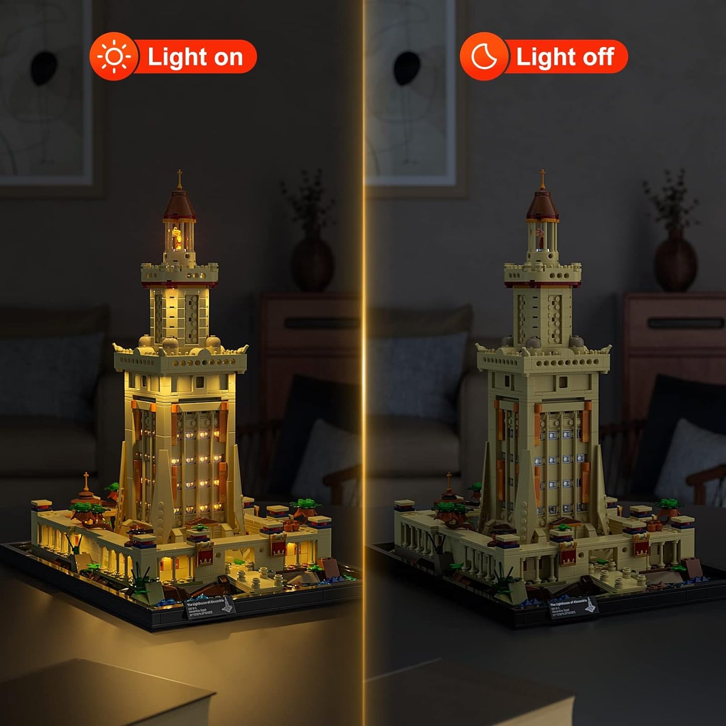 Lumibricks Funwhole F9008 - The Lighthouse of Alexandria - Leuchtturm von Alexandria