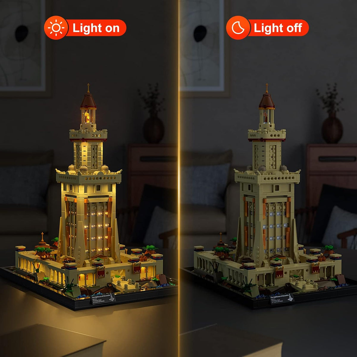 Lumibricks Funwhole F9008 - The Lighthouse of Alexandria - Leuchtturm von Alexandria