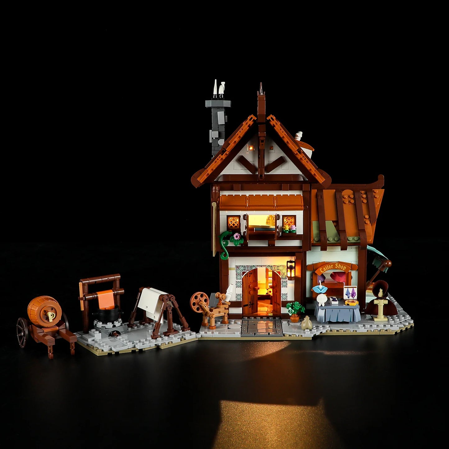 Lumibricks F9038 - Medieval Tailor Shop - Mittelalterliche Schneiderei