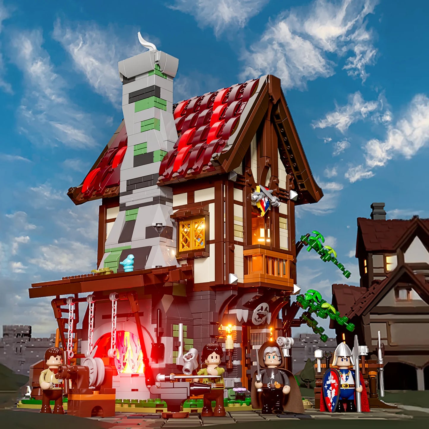 Lumibricks F9040 - Forge House - Schmiedehaus