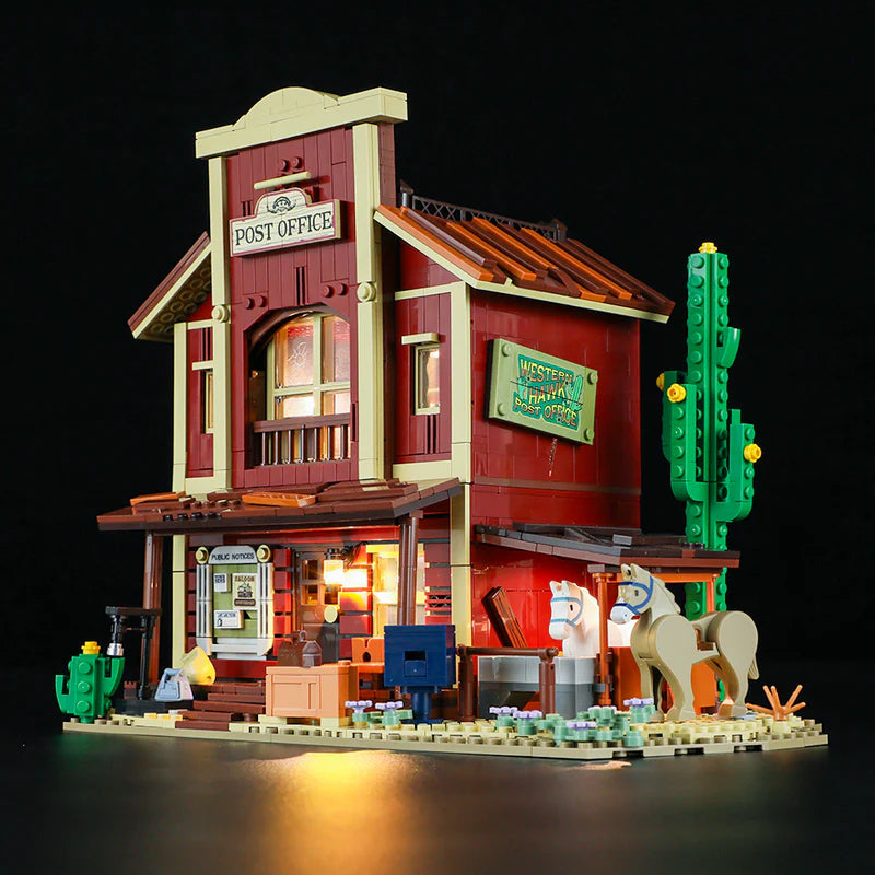 Lumibricks F9044 - Old West Post Office - Postamt des Wilden Westens