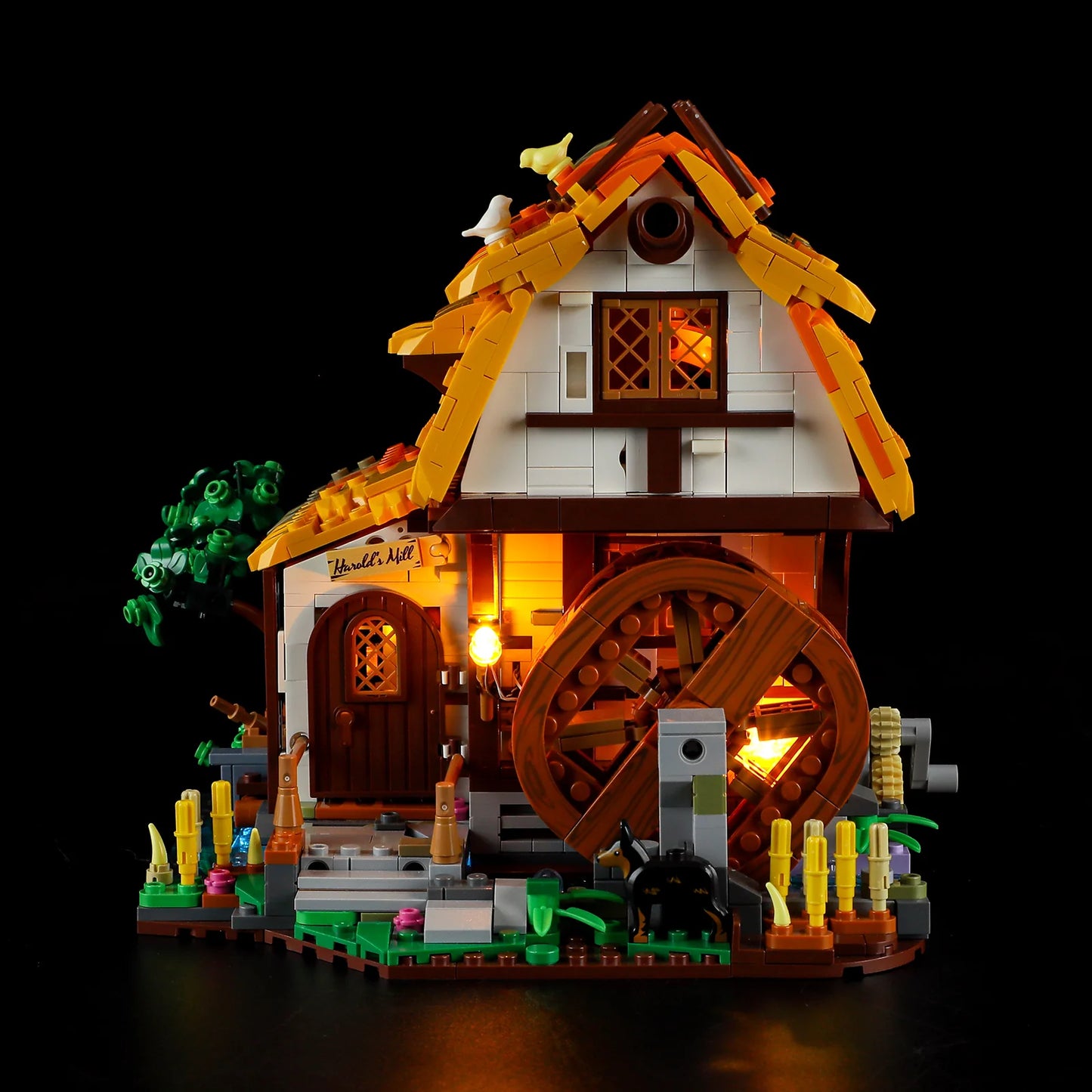 Lumibricks F9061 - Water Mill - Mittelalterliche Wassermühle