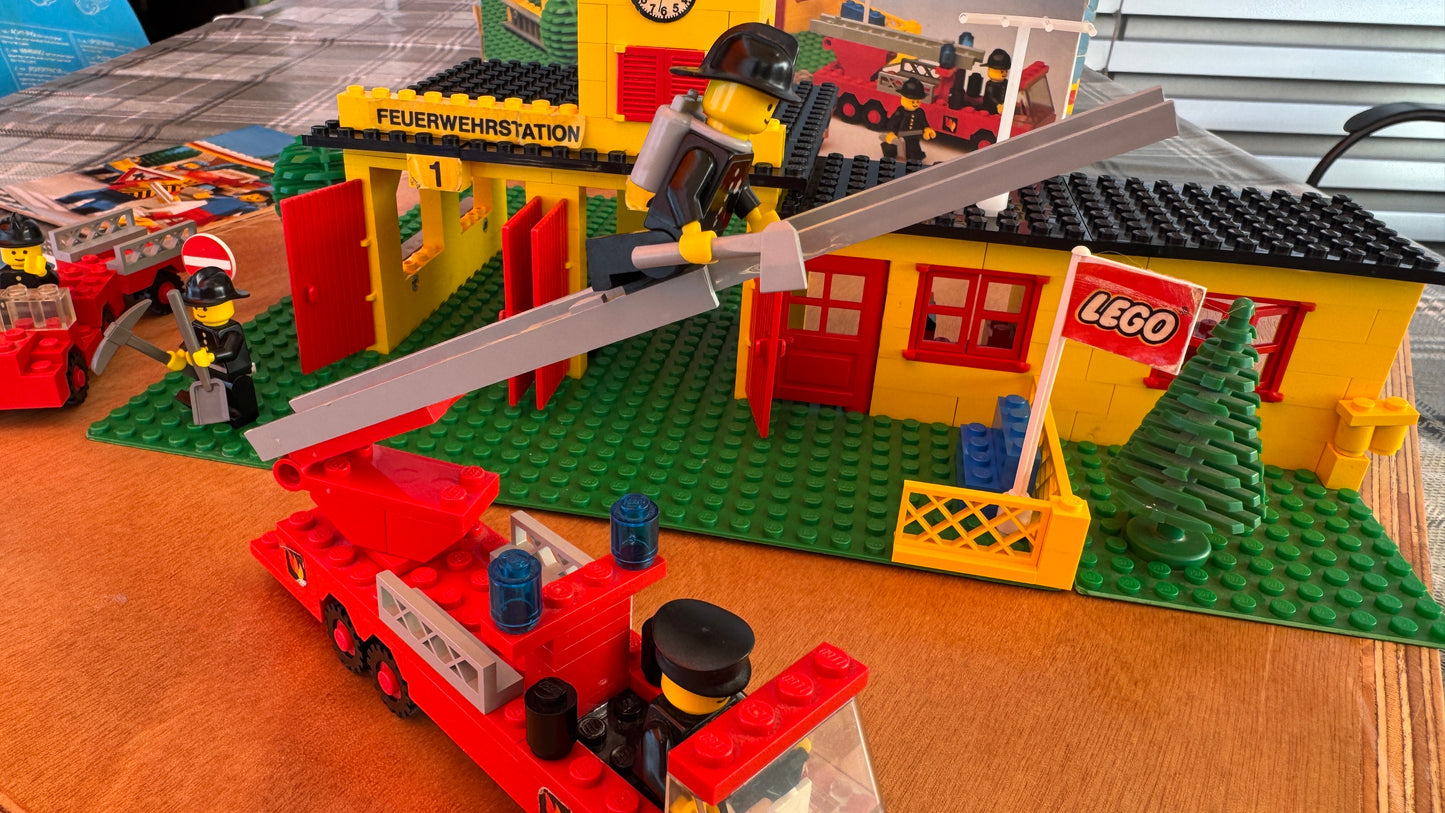 Alte LEGO Feuerwache 374 komplett mit OVP