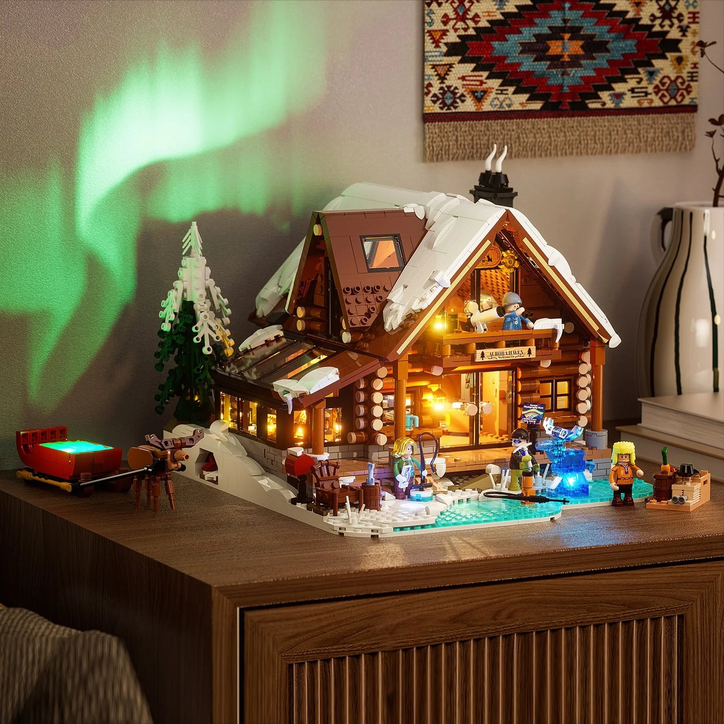 Lumibricks 10012 / L9090 - Aurora Cabin - Aurora-Hütte