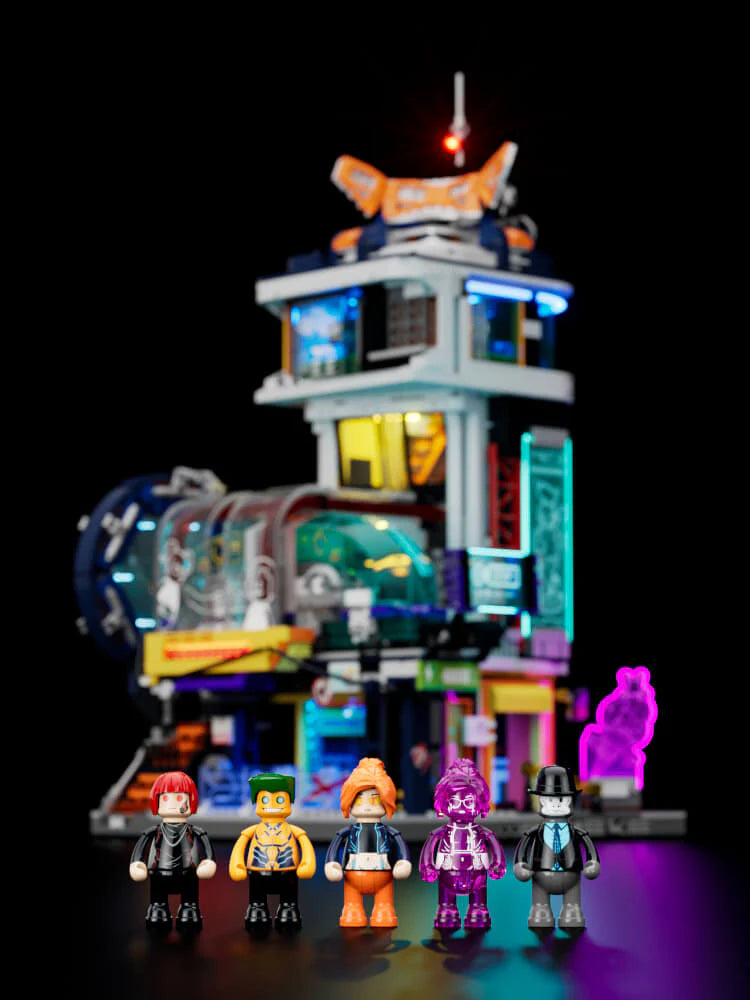 Lumibricks 17006 / L9098 - Floating Train Station - Schwebezug Station