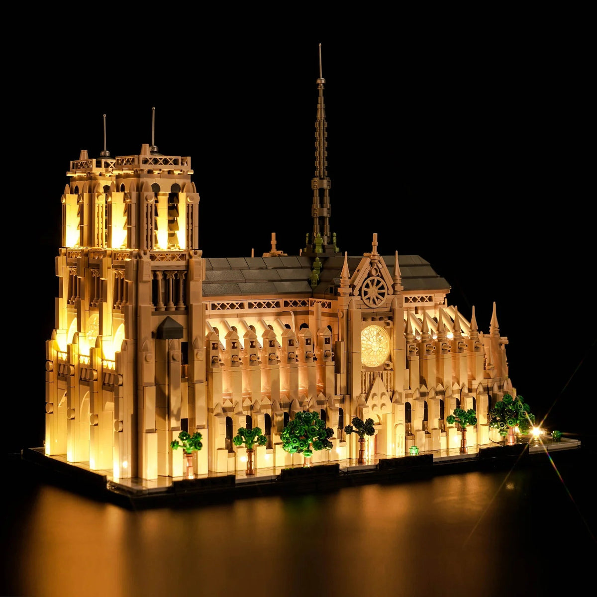 BrickBling LED Licht Set für LEGO Notre-Dame de Paris (21061) inkl. Fernbedienung