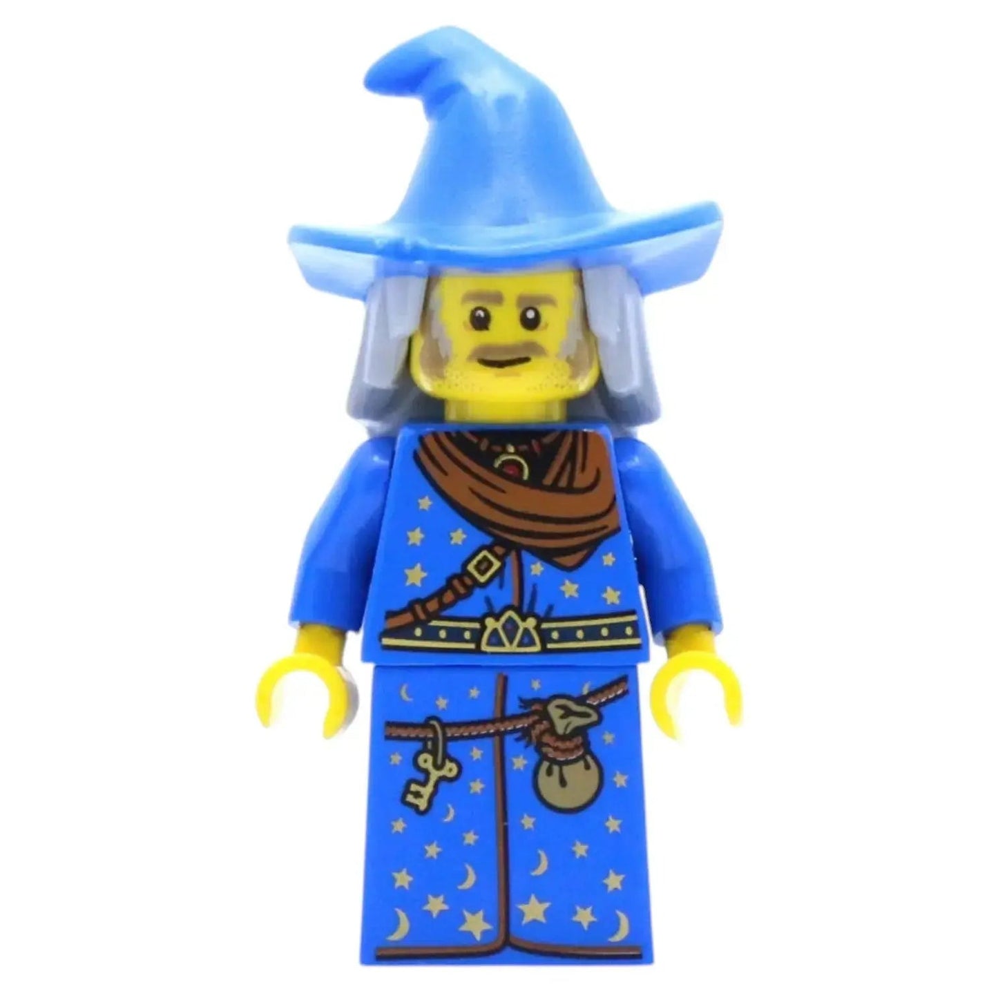 LEGO Castle Minifigur Eigenkreation Zauberer Eldrin der Blaue