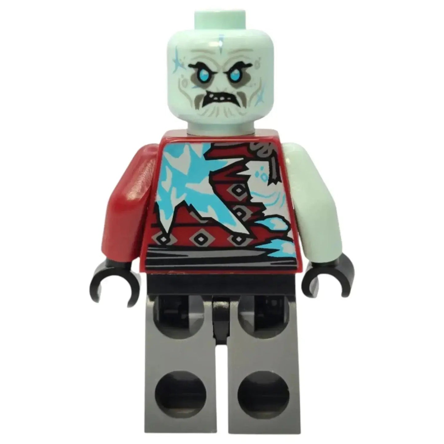 LEGO Ninjago Minifigur Blizzard Samurai mit Waffe - njo0549