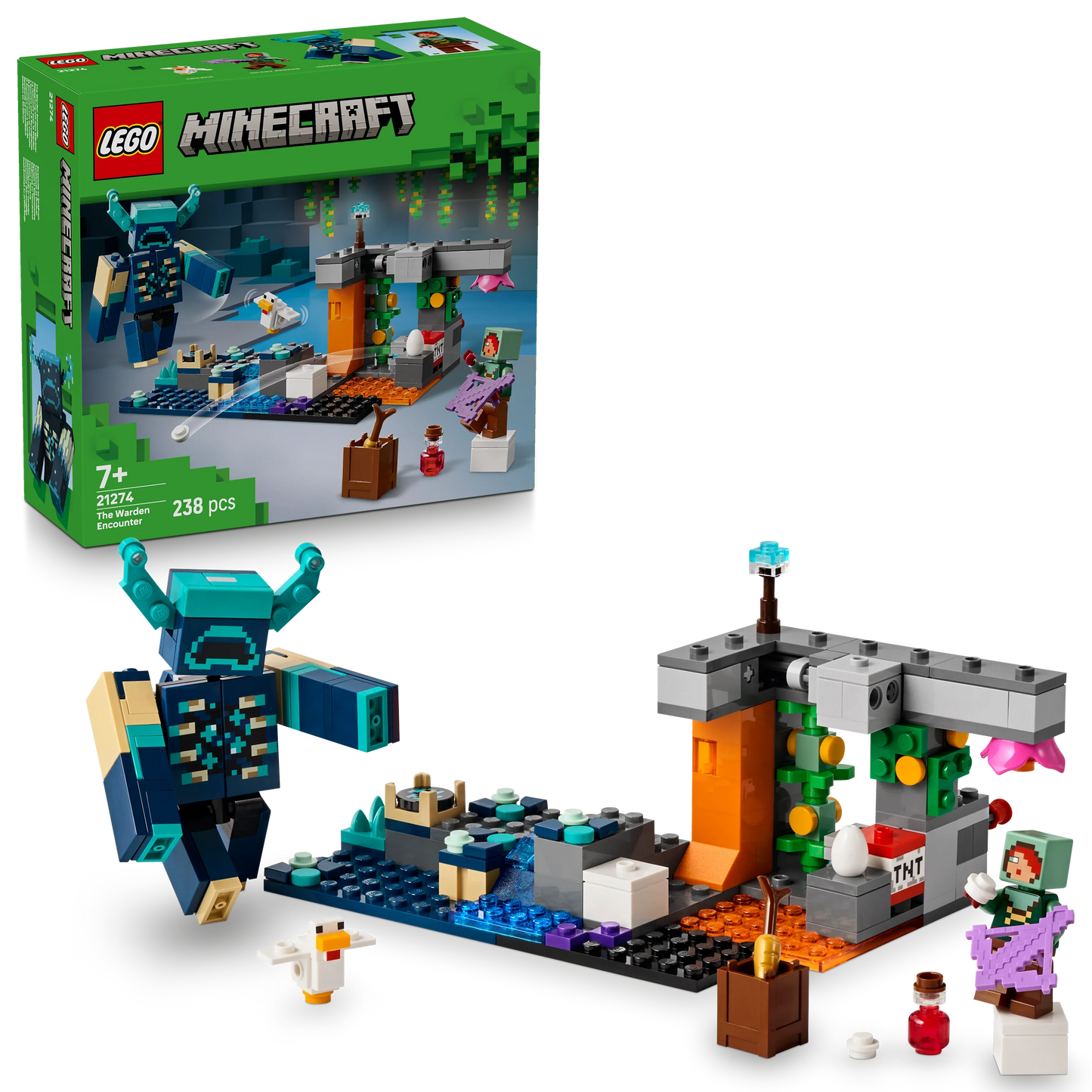 LEGO Minecraft Begegnung mit dem Wächter 21274
