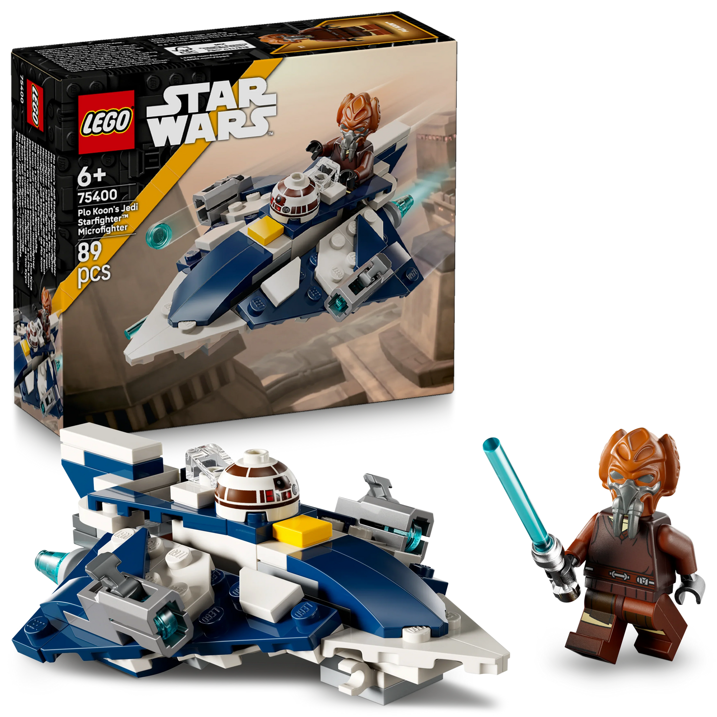 LEGO Star Wars TM Plo Koons Jedi Starfighter™ Microfighter 75400