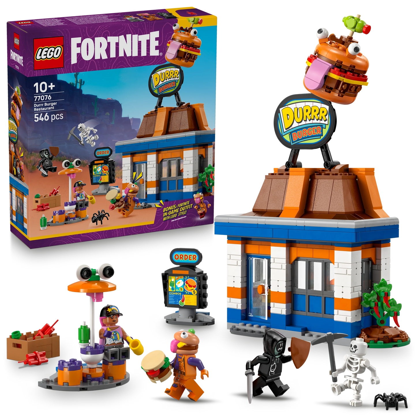 LEGO Fortnite Durrr Burger Restaurant 77076
