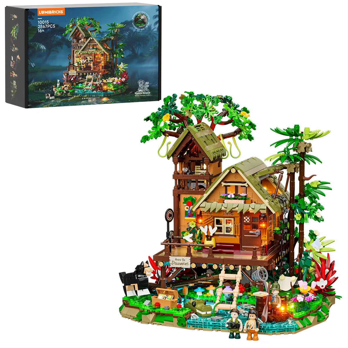 Lumibricks 10015 - Misty Forest Cabin
