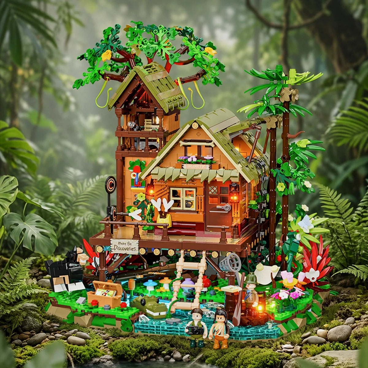 Lumibricks 10015 - Misty Forest Cabin