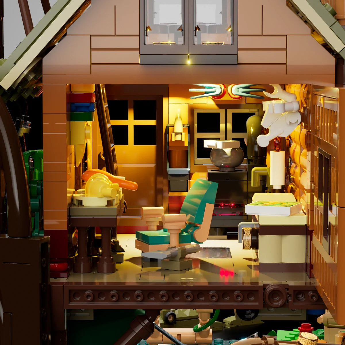 Lumibricks 10015 - Misty Forest Cabin