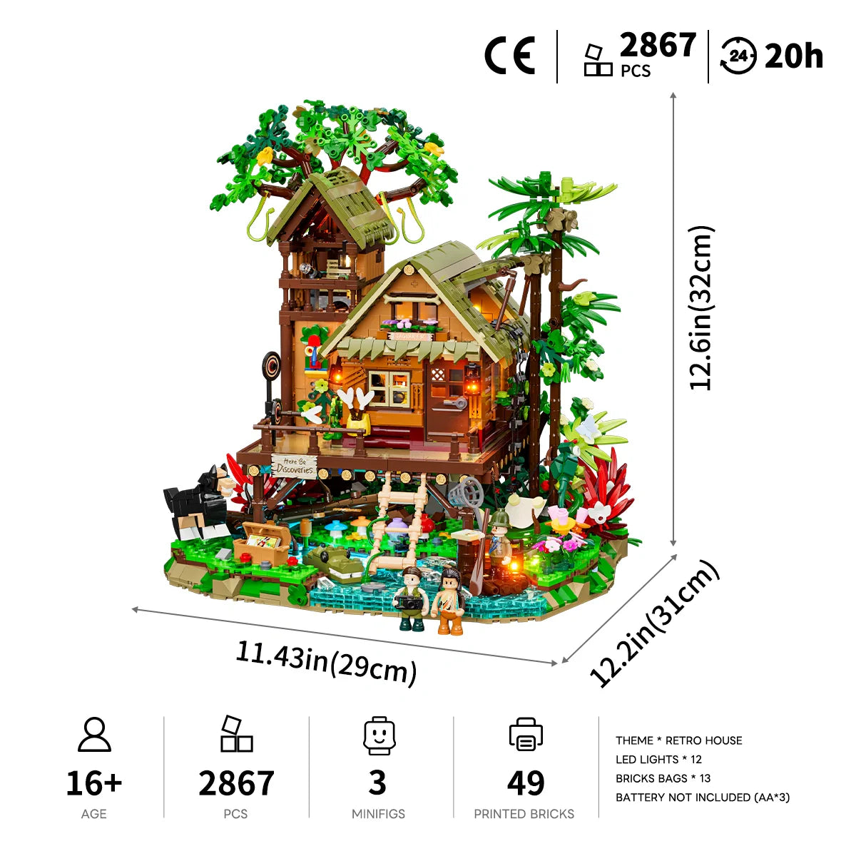 Lumibricks 10015 - Misty Forest Cabin