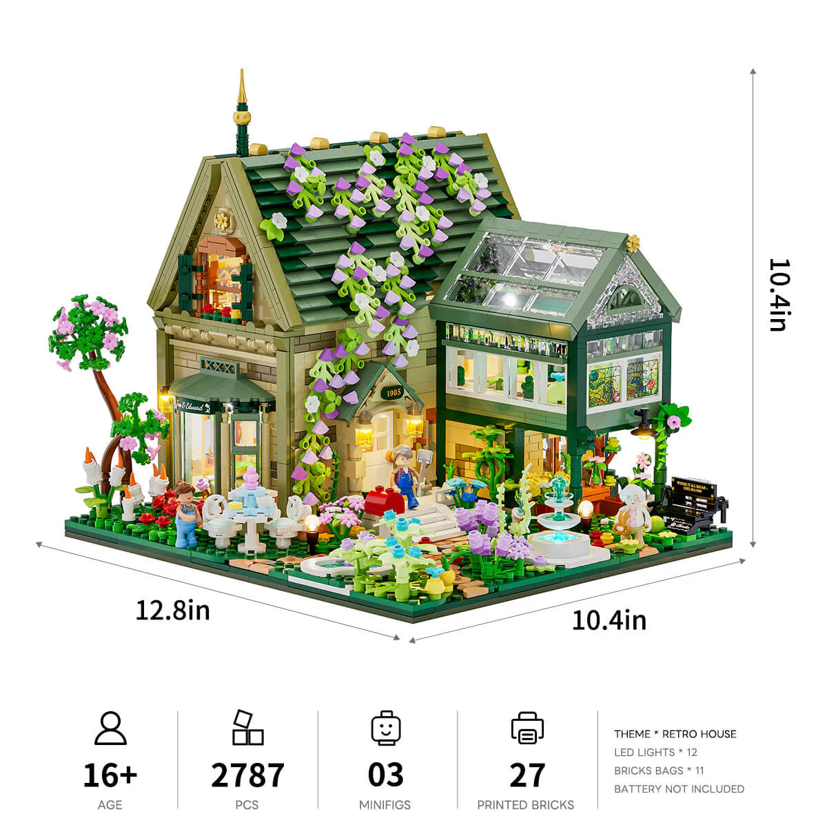 Lumibricks 10013 - Garden Cottage