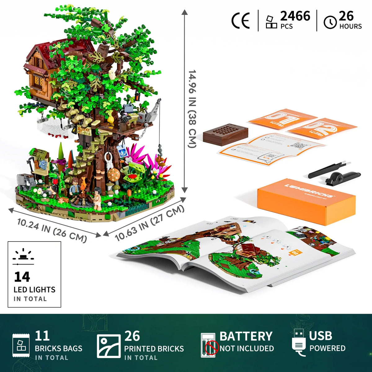 Lumibricks 10016 - Explorer Treehouse
