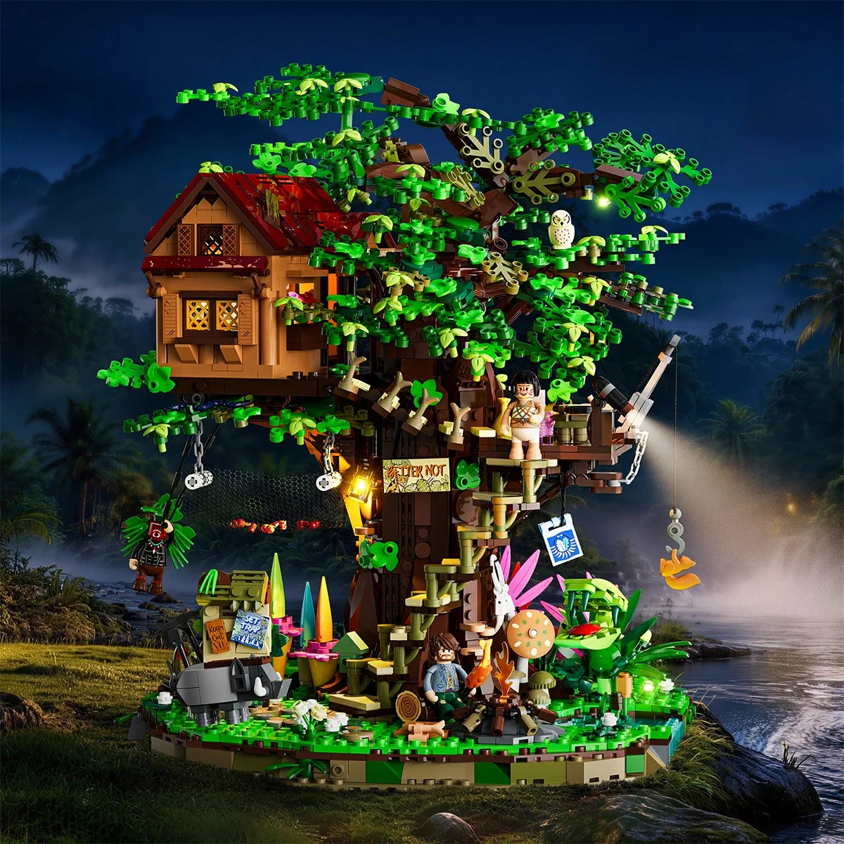 Lumibricks 10016 - Explorer Treehouse