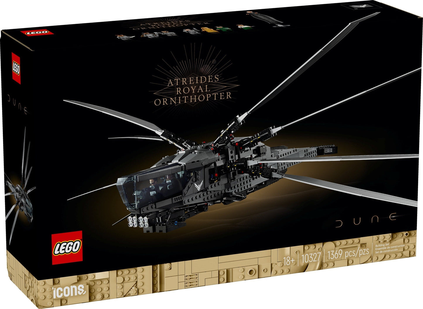 LEGO Icons Dune Atreides Royal Ornithoper 10327