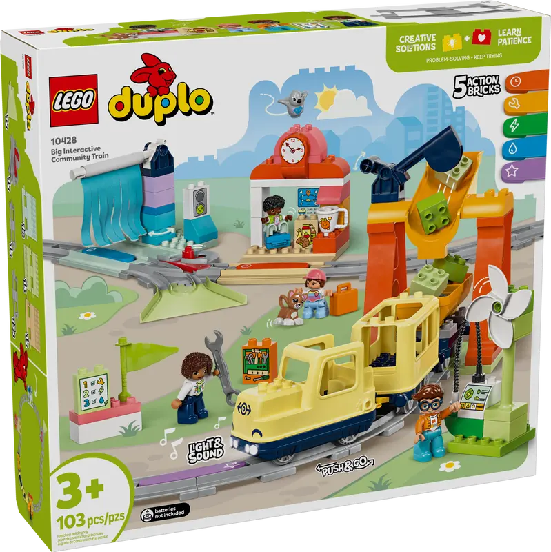 LEGO DUPLO Grosse interaktive Eisenbahn 10428