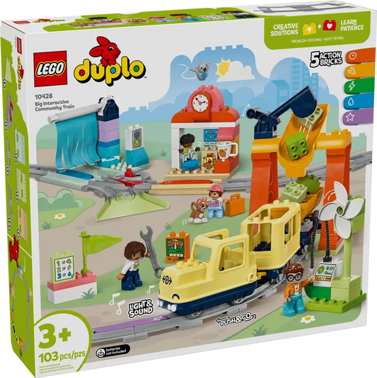 LEGO DUPLO Grosse interaktive Eisenbahn 10428