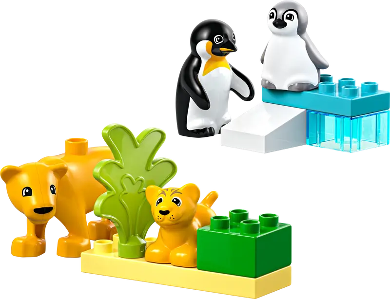 LEGO DUPLO Wildtier-Familien: Pinguine und Löwen 10442