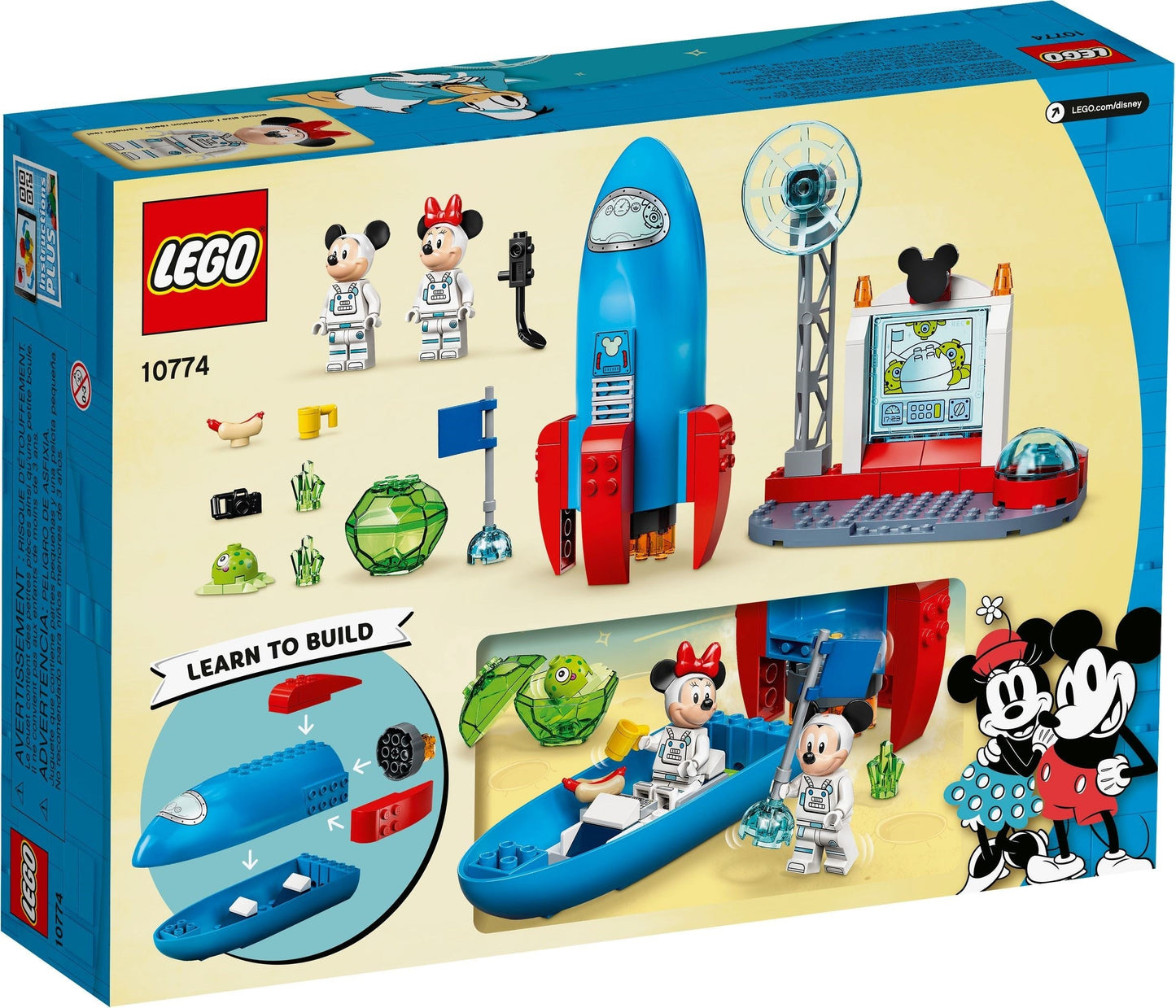 LEGO Disney Mickys und Minnies Weltraumrakete 10774