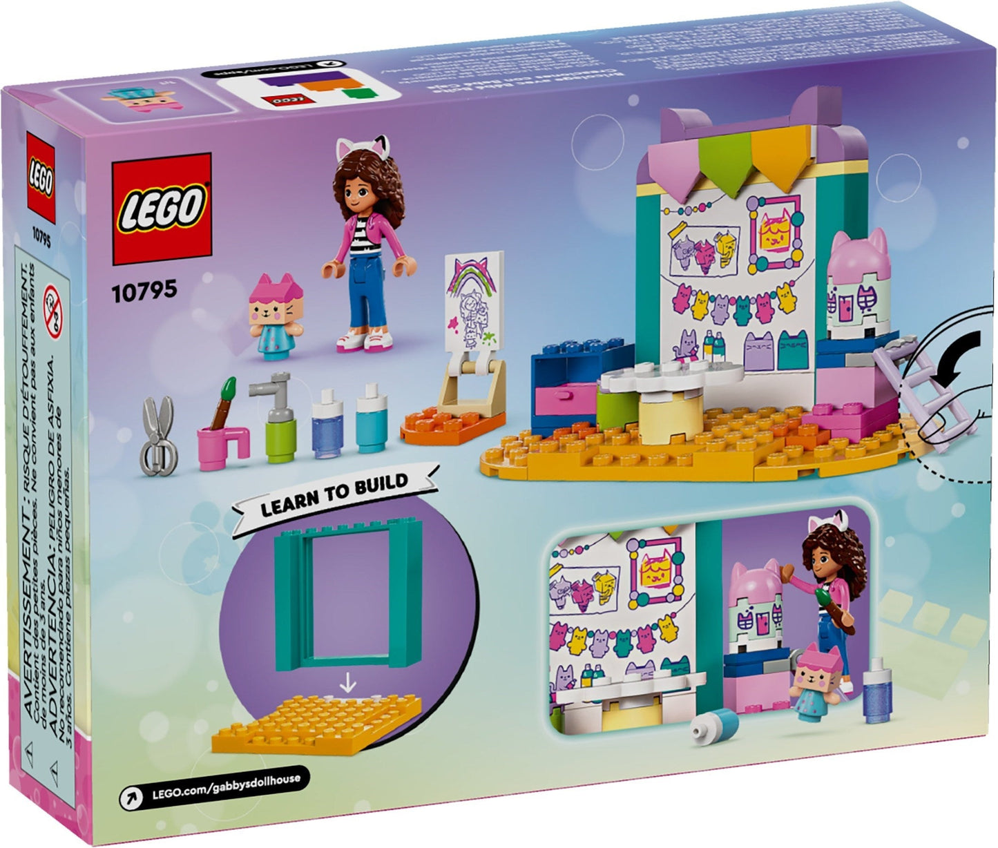 LEGO Gabby's Dollhouse Bastelspaß mit Baby Box 10795