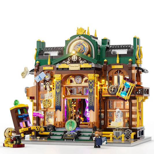 Lumibricks 11012 / L9115 - Steampunk Time Rift Library - Steampunk Time Rift-Bibliothek
