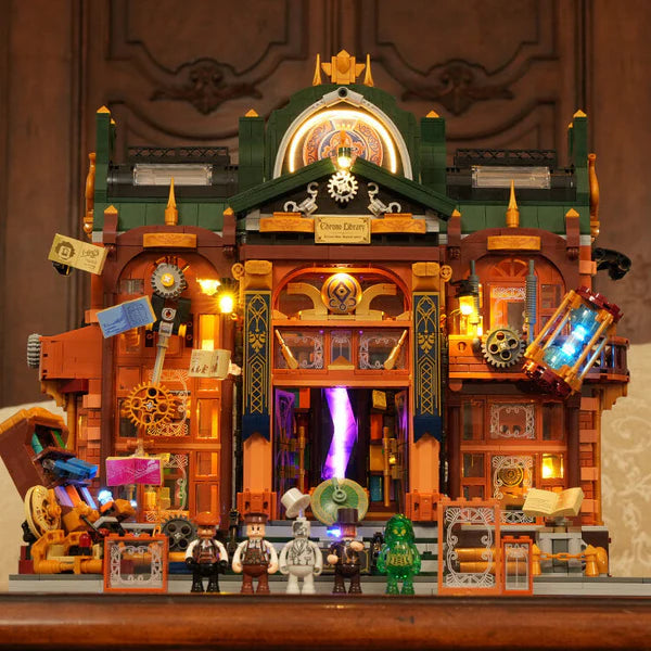 Lumibricks 11012 / L9115 - Steampunk Time Rift Library - Steampunk Time Rift-Bibliothek