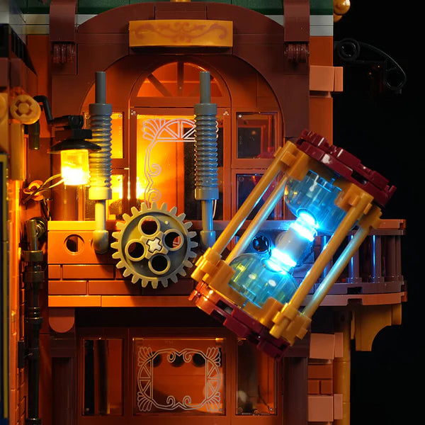 Lumibricks 11012 / L9115 - Steampunk Time Rift Library - Steampunk Time Rift-Bibliothek