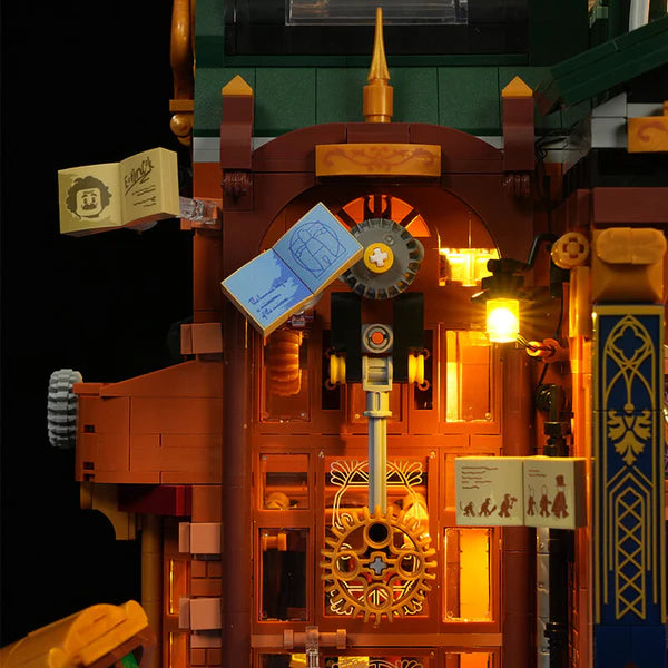 Lumibricks 11012 / L9115 - Steampunk Time Rift Library - Steampunk Time Rift-Bibliothek