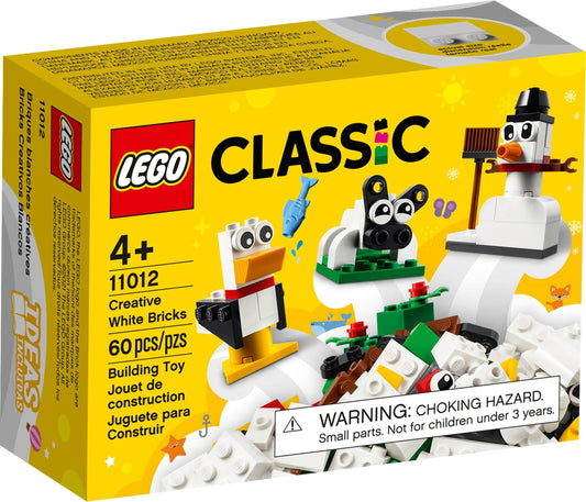 LEGO Classic Kreativ-Bauset mit weissen Steinen 11012