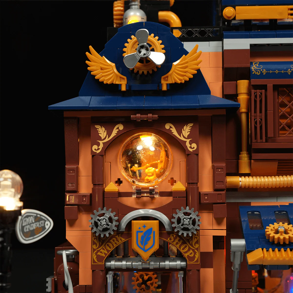 Lumibricks 11015 - Mechanical Workshop - Steampunk-Mechanikwerkstatt