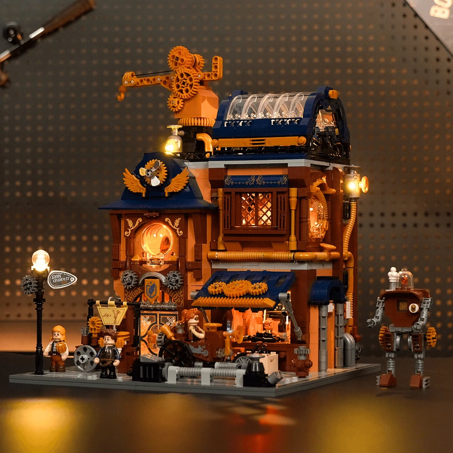 Lumibricks 11015 - Mechanical Workshop - Steampunk-Mechanikwerkstatt