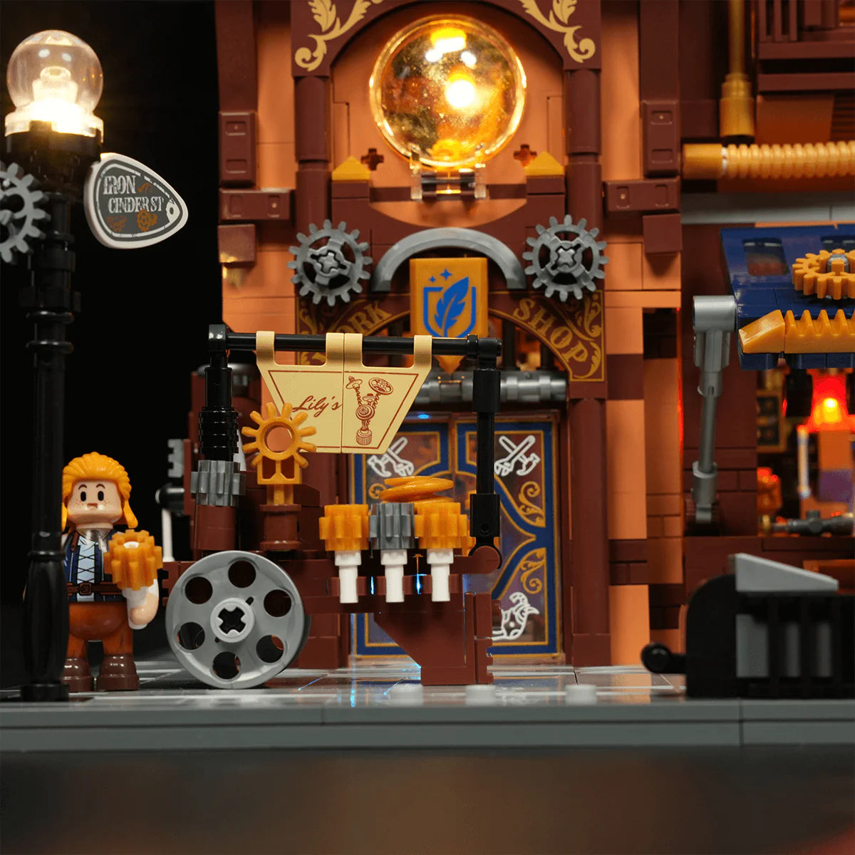 Lumibricks 11015 - Mechanical Workshop - Steampunk-Mechanikwerkstatt