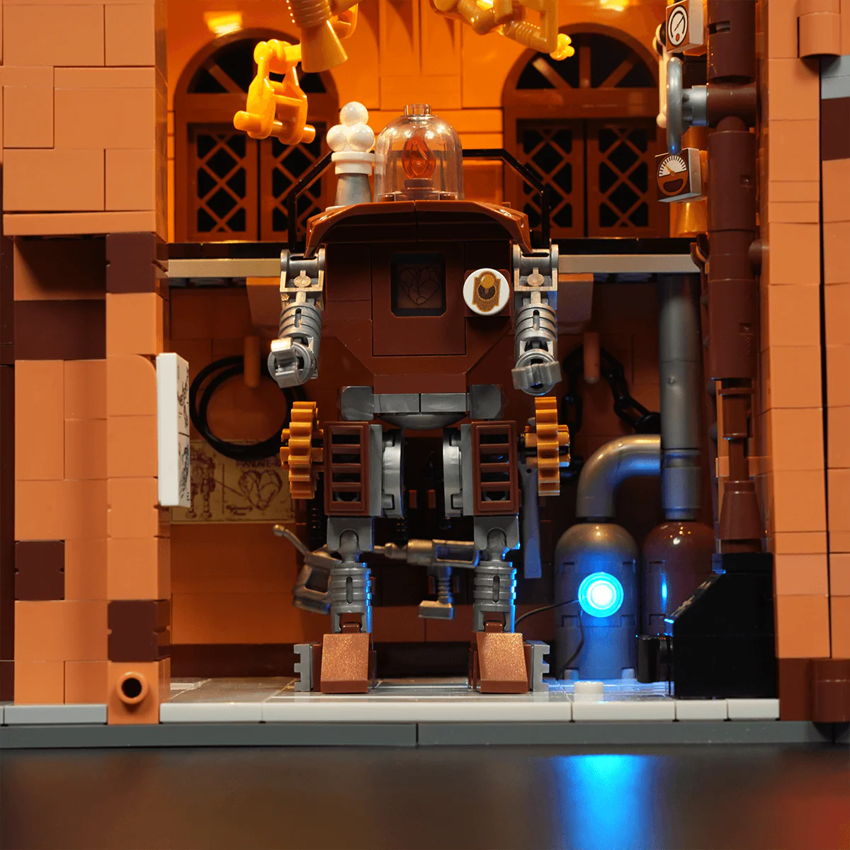 Lumibricks 11015 - Mechanical Workshop - Steampunk-Mechanikwerkstatt