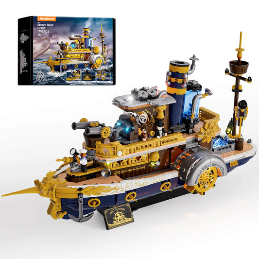 Lumibricks 11016 / L9106 - Steampunk Steamship - Steampunk Dampfschiff
