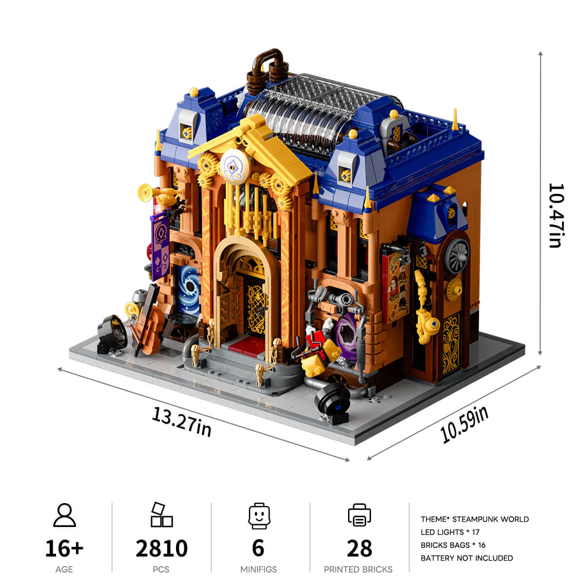 Lumibricks 11017 - Steampunk Time Opera House